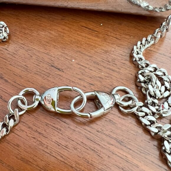 Lady Dior silver python handbag - Picture 5 of 12